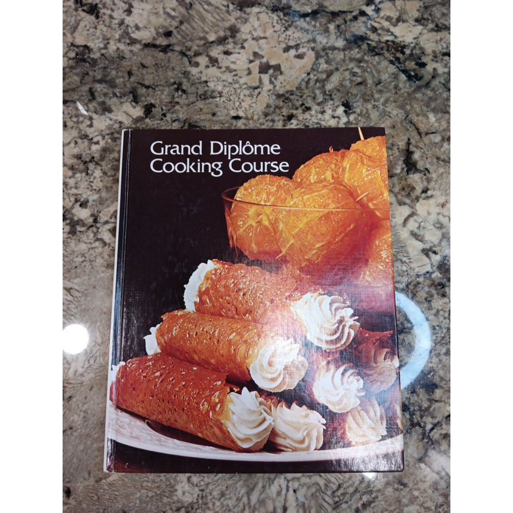 Est 1979 Vintage Cook Book Grand Diplome Cooking Course Vol 1 Recipes Hard Cover